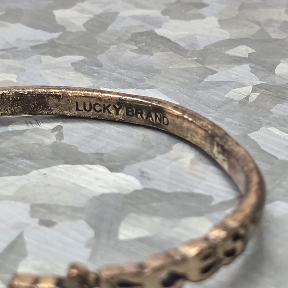 ⭐️40% Off⭐️ Lucky Brand Zodiac Pisces Bangle with Blue Lapiz Stone - Picture 3 of 4